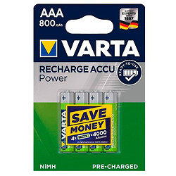 Акумуляторна батарея Varta AAA/HR03 Recharge Accu