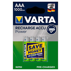Акумуляторна батарея Varta AAA/HR03 Recharge Accu