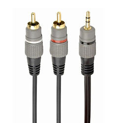 Кабель Cablexpert CCA-352-5M, 3,5 мм., 2RCA, 5.0 м., Чорний