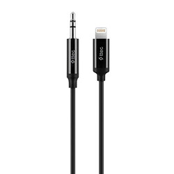 AUX кабель Ttec 2DK42S, 3,5 мм., 1.0 м., Чорний