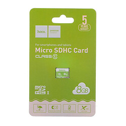Карта памяти Hoco microSDHC, 8 Гб., Зеленый