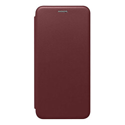 Чехол (книжка) Xiaomi POCO M4 Pro, Premium Leather, Marsala, Бордовый