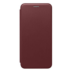 Чохол (книжка) Xiaomi POCO M4 Pro, Premium Leather, Marsala, Бордовий