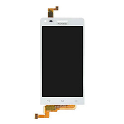 Дисплей (экран) Huawei Ascend G6-U10 / Ascend P7 mini, High quality, С сенсорным стеклом, Без рамки, Белый