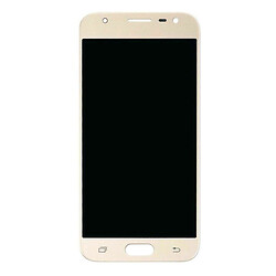 Дисплей (екран) Samsung J330F Galaxy J3 Duos, High quality, Без рамки, З сенсорним склом, Білий