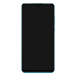 Дисплей (экран) Huawei Nova 4e / P30 Lite, Original (100%), С сенсорным стеклом, С рамкой, Синий