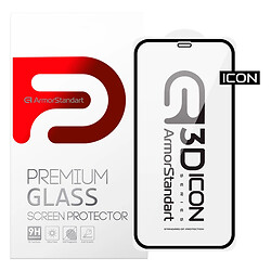 Защитное стекло Apple iPhone 11 Pro / iPhone X / iPhone XS, Armorstandart Icon, 3D, Черный