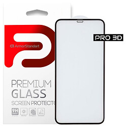 Защитное стекло Apple iPhone 12 Mini, Armorstandart Pro, 3D, Черный