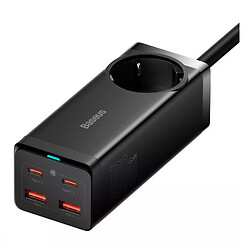 СЗУ Baseus GaN3 Pro Desktop Powerstrip, С кабелем, Type-C, Черный
