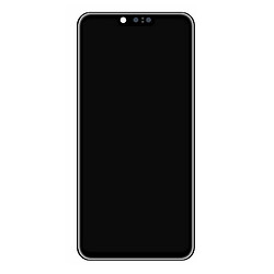 Дисплей (екран) LG G820 G8, З сенсорним склом, З рамкою, OLED, Чорний