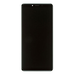 Дисплей (екран) Samsung A920 Galaxy A9, З сенсорним склом, З рамкою, OLED, Чорний
