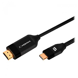 USB кабель Momax DT3 Elite Link, HDMI, 1.2 м., Черный