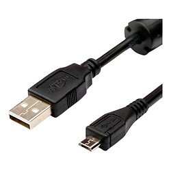 USB кабель Atcom, MicroUSB, 1.8 м., Чорний