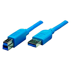 USB кабель Atcom, Micro-B, 1.8 м., Синий