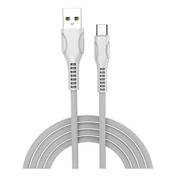 USB кабель ColorWay CBUM028, MicroUSB, 1.0 м., Белый