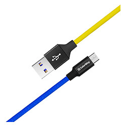USB кабель ColorWay CBUM052, MicroUSB, 1.0 м., Синій