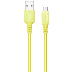 USB кабель ColorWay CBUM043, MicroUSB, 1.0 м., Жовтий