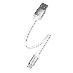 USB кабель ColorWay CBUC001, Type-C, 0.2 м., Білий