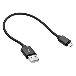 USB кабель Dengos, MicroUSB, 0.2 м., Чорний