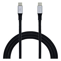 USB кабель Grand-X TPC-02, Type-C, 1.0 м., Чорний