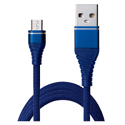 USB кабель Grand-X NM012BL, MicroUSB, 1.2 м., Синій