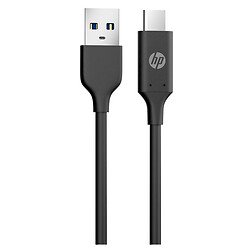 USB кабель HP TC101, Type-C, 1.0 м., Чорний