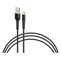 USB кабель Intaleo CBFLEXT0, Type-C, 0.2 м., Чорний