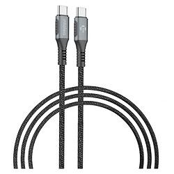 USB кабель Intaleo CBGPD60WTT1, Type-C, 1.2 м., Сірий