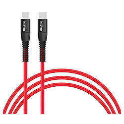 USB кабель Intaleo CBRNYTT1, Type-C, 1.2 м., Красный