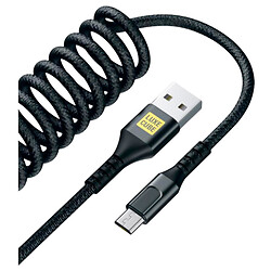 USB кабель Luxe Cube Dynamic, MicroUSB, 1.5 м., Чорний