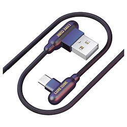 USB кабель Luxe Cube Game, MicroUSB, 1.0 м., Чорний