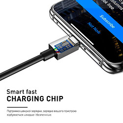 USB кабель Luxe Cube Apple iPhone SE 2022 / iPhone 14 Pro Max / iPhone 14 Plus / iPhone 14 Pro / iPhone 14 / iPhone 13 Pro / iPhone 13 Mini / iPhone 13 / iPhone 13 Pro Max / iPhone 12 Mini / iPhone 12 Pro Max / iPhone 12 Pro, Lightning, 1.0 м., Чорний - № 2