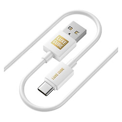 USB кабель Luxe Cube, Type-C, 1.0 м., Білий