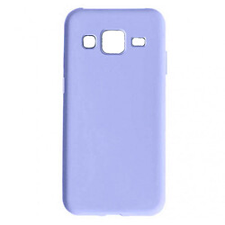 Чохол (накладка) Samsung J500 Galaxy J5, Original Soft Case, Бузковий