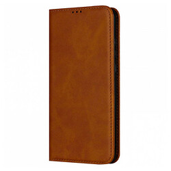 Чехол (книжка) Samsung A145 Galaxy A14, Leather Case Fold, Коричневый