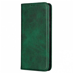 Чехол (книжка) Xiaomi Redmi 12C, Leather Case Fold, Dark Green, Зеленый