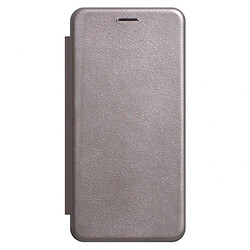 Чехол (книжка) Xiaomi Redmi Note 8, Premium Leather, Серый