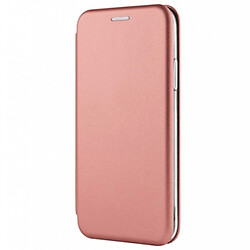 Чохол (книжка) Xiaomi Redmi Note 8t, Premium Leather, Rose Gold, Рожевий
