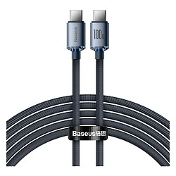USB кабель Baseus CAJY000701 Crystal Shine, Type-C, 2.0 м., Чорний