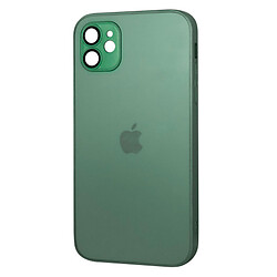 Чохол (накладка) Apple iPhone 12, AG-Glass, Cangling Green, MagSafe, Зелений
