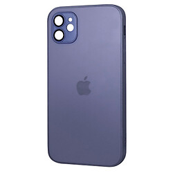 Чохол (накладка) Apple iPhone 12, AG-Glass, Navy Blue, MagSafe, Синій