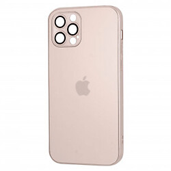 Чохол (накладка) Apple iPhone 12 Pro, AG-Glass, MagSafe, Рожевий