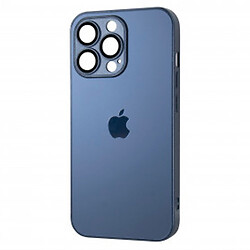 Чохол (накладка) Apple iPhone 13 Pro Max, AG-Glass, Navy Blue, MagSafe, Синій