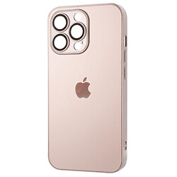 Чохол (накладка) Apple iPhone 13 Pro Max, AG-Glass, MagSafe, Рожевий