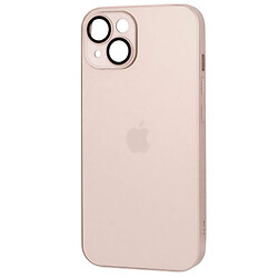 Чохол (накладка) Apple iPhone 14, AG-Glass, MagSafe, Рожевий