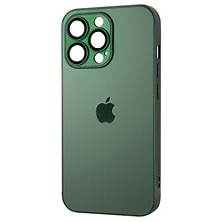 Чохол (накладка) Apple iPhone 14 Pro, AG-Glass, Cangling Green, MagSafe, Зелений