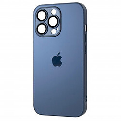 Чохол (накладка) Apple iPhone 14 Pro Max, AG-Glass, Navy Blue, MagSafe, Синій