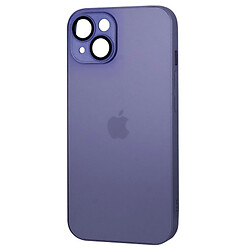 Чохол (накладка) Apple iPhone 14, AG-Glass, MagSafe, Фіолетовий