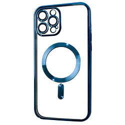 Чохол (накладка) Apple iPhone 12 Pro, FIBRA Chrome, MagSafe, Синій
