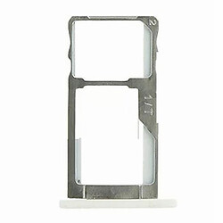 Тримач SIM-картки Meizu E2 / M2e, З роз'ємом на карту пам'яті, Срібний